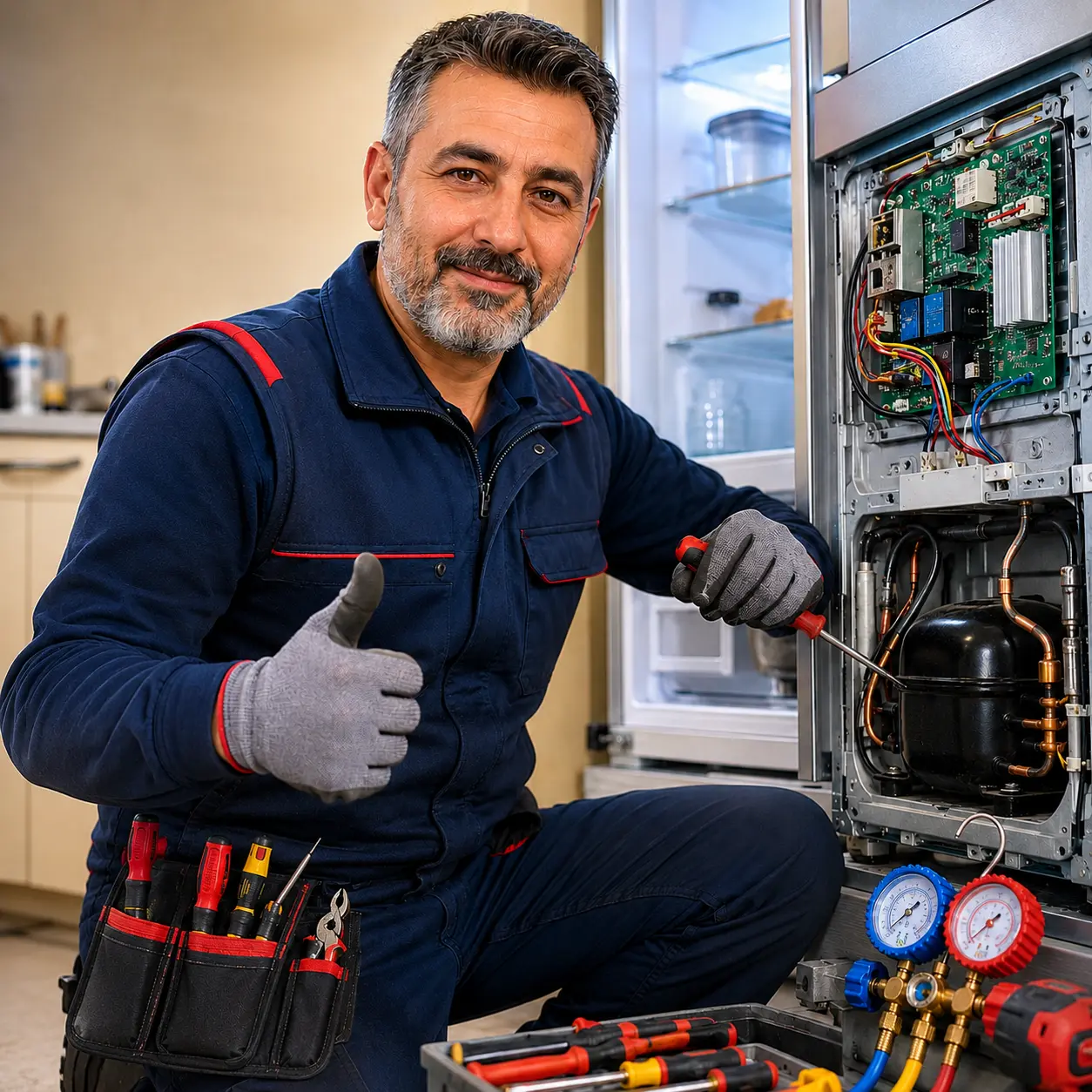 Buca Hoover buzdolabı tamiri ustası Onur Usta — Gaziler Mahallesi ve Belenbaşı Mahallesi soğutma sistemleri uzmanı